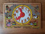 Fisher Price puzzel klok 1984, Kinderen en Baby's, Speelgoed | Fisher-Price, Ophalen of Verzenden, Gebruikt, Speelset