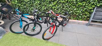 MOUNTAINBIKES 24 INCH BTWIN500 ROCKRIDER 18 VERSNELLINGEN  beschikbaar voor biedingen