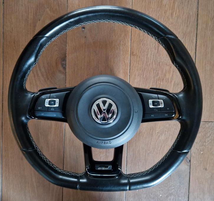 Golf 7 of 7.5 R-line stuur dsg gti tdi R tiguan polo passat, Auto-onderdelen, Besturing, Volkswagen, Gebruikt, Ophalen of Verzenden
