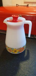 Leuk retro kannetje Schott Mainz Jena glas  ( arcopal), Verzamelen, Retro, Ophalen of Verzenden, Huis en Inrichting