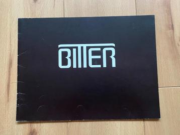 Bitter SC Coupé  -  Grootformaat catalogus uit 1980 beschikbaar voor biedingen