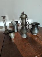 Tinnen Decoratie Set - Vintage Look, Ophalen of Verzenden