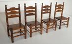 Miniatuur glanzend houten stoeltjes 1:12, Verzamelen, Poppenhuizen en Toebehoren, Ophalen of Verzenden, Zo goed als nieuw, Decoratie
