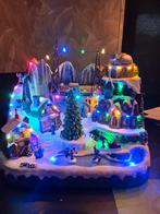 Leuk kerstdorp met verlichting, Ophalen, Gebruikt