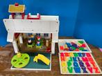 Vintage fisher price schooltje, Ophalen of Verzenden, Gebruikt, Speelset