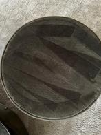 Poef Woood donkergroen velours, Ophalen, Zo goed als nieuw, Stof, 50 tot 75 cm