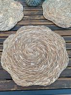 Placemat zeegras 12 stuks bloem 38cm 21 diner, Ophalen of Verzenden, Zo goed als nieuw, Bord