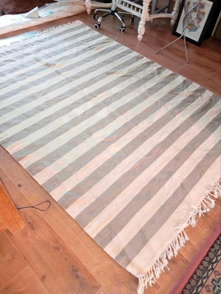'Loods5' Mooi groot Wol /katoen vloerkleed, 225 L x 165 B, Huis en Inrichting, Stoffering | Tapijten en Kleden, Zo goed als nieuw