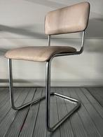 Gispen buizenframe Slede stoel, Huis en Inrichting, Stoelen, Ophalen, Gebruikt, Zwart, Vintage /Retro