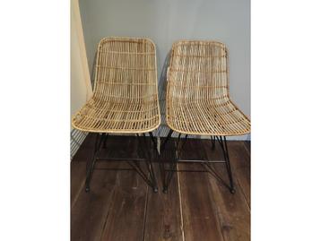 HKliving stoel Rattan rotan set van 2 beschikbaar voor biedingen