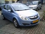 Opel Corsa 1.2-16V Enjoy st bekr 5drs elek pak nap, Voorwielaandrijving, Gebruikt, 4 cilinders, Blauw
