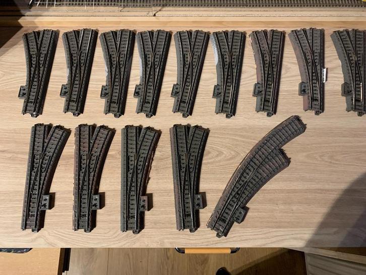Marklin C Rail  en Wissels  in aantallen los of het geheel, Hobby en Vrije tijd, Modeltreinen | H0, Gebruikt, Rails, Wisselstroom