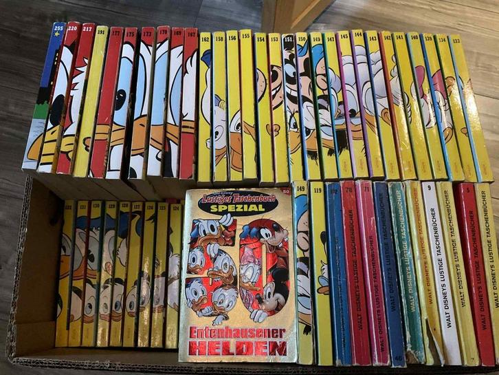 89 Lustiges Taschenbuch Donald Duck pockets +3 dubbelpockets, Boeken, Strips | Comics, Gelezen, Meerdere comics, Europa, Ophalen