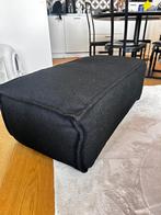 Zwarte poef, Huis en Inrichting, Ophalen, 50 tot 75 cm, Zo goed als nieuw, 100 tot 125 cm