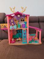 Enchantimals hertenhuis en poppetjes, Kinderen en Baby's, Speelgoed | Poppenhuizen, Ophalen, Zo goed als nieuw, Poppenhuis