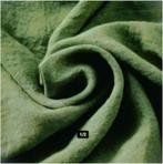 100% linnen kussenslopen 50x70 (set van 2) Grasgroen, Eenpersoons, Hoeslaken of Sloop, Nieuw, Ophalen of Verzenden