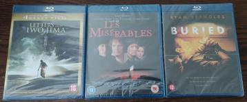 Drietal nieuwe Blurays van top films beschikbaar voor biedingen