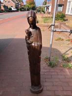 Maria&jezus van hout Zuid-Afrikaans 92 cm, Antiek en Kunst, Kunst | Beelden en Houtsnijwerken, Ophalen of Verzenden