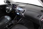 Hyundai ix35 2.0i Style Automaat | Trekhaak | Dealer Onderho, Auto's, Hyundai, Zwart, 4 cilinders, Leder en Stof, Zwart