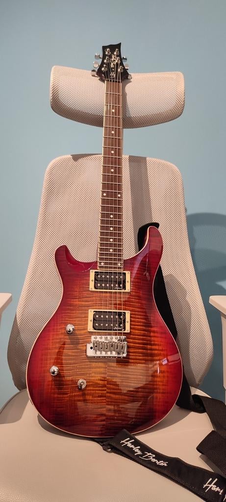 Harley Benton CST-24T LH – Paradise Flame (als nieuw), Ophalen, Zo goed als nieuw, Solid body, Overige merken