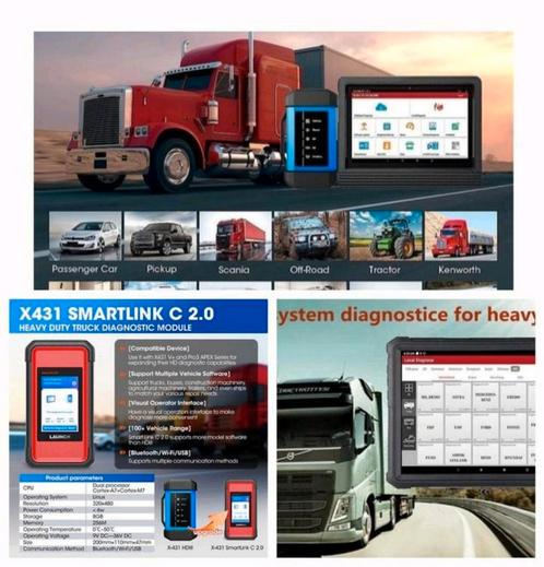 Launch uitleesapparaat Scania Diagnose Benz, DAF,  Man, Auto diversen, Autogereedschap, Nieuw, Ophalen of Verzenden