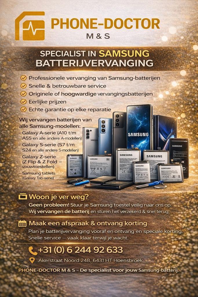 SAMSUNG BATTERIJ SNEL LEEG?, Boeken, Informatica en Computer, Zo goed als nieuw, Ophalen of Verzenden
