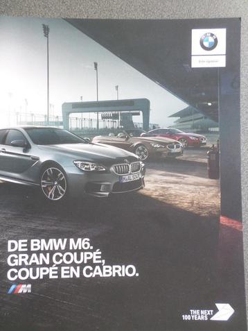BMW M6 Coupe Cabrio Gran Coupe Brochure beschikbaar voor biedingen