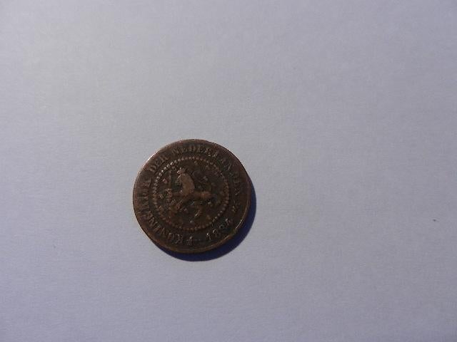 1/2 cent 1884, Postzegels en Munten, Munten | Nederland, Losse munt, Euro's, Koning Willem III, Ophalen of Verzenden