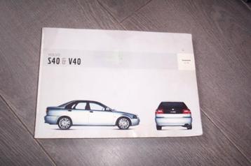 Gebruikershandleiding VOLVO S40/V40  mk1   1995/2004  beschikbaar voor biedingen