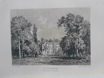 17 / De Hartenkamp omgeving Haarlem. Gravure uit 1882 beschikbaar voor biedingen