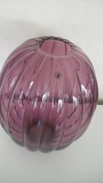 Grote paarse Bol - Vaas 35 cm, Antiek en Kunst, Antiek | Glas en Kristal, Ophalen of Verzenden