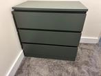 Ikea Malm Groene ladekast met 3 lades, Ophalen, Gebruikt