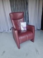 Prominent Viande relax stoel maat medium leer, Huis en Inrichting, Fauteuils, Ophalen, Relax, Minder dan 75 cm, Leer