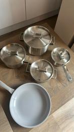 Mooie set met gebruikte pannen van Sola, Huis en Inrichting, Keuken | Potten en Pannen, Ophalen of Verzenden, Zo goed als nieuw