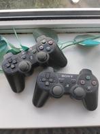 PS3 Controllers (2x), Ophalen of Verzenden, Gebruikt, Met 2 controllers