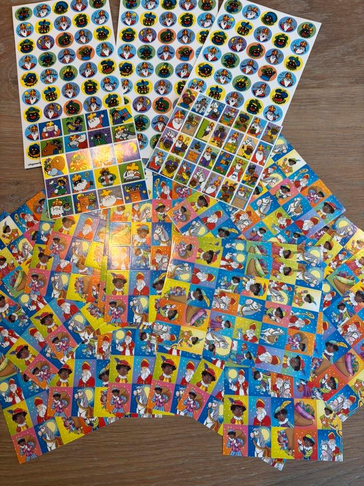 NIEUW heel veel stickers Sinterklaas zwarte Piet Stammetjes, Diversen, Sinterklaas, Nieuw, Ophalen of Verzenden
