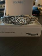 Zilverkleurige Bruidstiara Poirier, Ophalen of Verzenden, Zo goed als nieuw, Accessoires