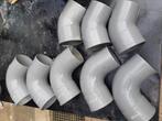 Hemelwater afvoer bochten 100 mm., Bochten, Pvc, Nieuw, Ophalen of Verzenden