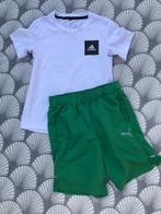 gymkleding/sportkleding set maat 128, Adidas, Jongen of Meisje, Sport- of Zwemkleding, Ophalen of Verzenden