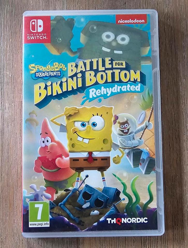 SpongeBob SquarePants: Battle for Bikini Bottom Rehydrated, Spelcomputers en Games, Games | Nintendo Switch, Zo goed als nieuw