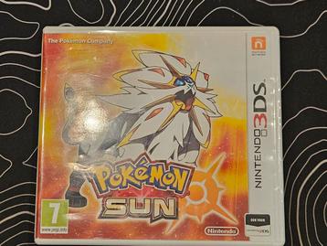 Pokemon sun voor de 3ds, met boekjes beschikbaar voor biedingen