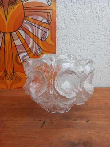 Vintage space age plafondlamp. Glashütte Limburg beschikbaar voor biedingen