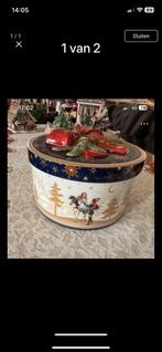Villeroy & Boch Kerst Koektrommel, Ophalen of Verzenden, Zo goed als nieuw