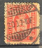 Postzegel Denemarken; dienstzegel, Ophalen of Verzenden, Denemarken, Gestempeld