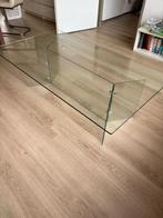 GRATIS glazen salontafel, Ophalen, Gebruikt, 100 tot 150 cm, 50 tot 100 cm