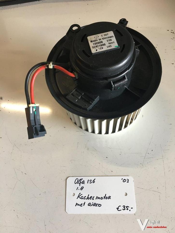 Alfa 156 1.8 2003 Kachelmotor met airco, Auto-onderdelen, Airco en Verwarming, Gebruikt, Ophalen of Verzenden