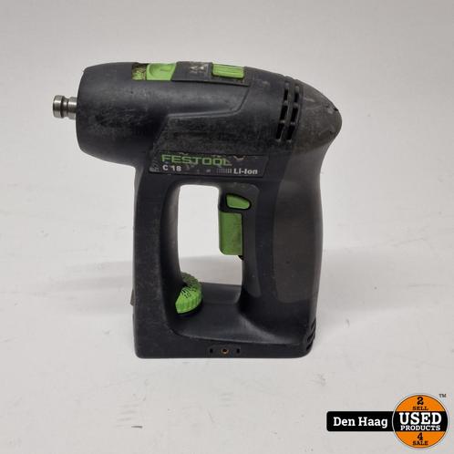 Festool C18 Accu Schroefboormachine Body | Inc garantie, Doe-het-zelf en Verbouw, Gereedschap | Boormachines, Zo goed als nieuw