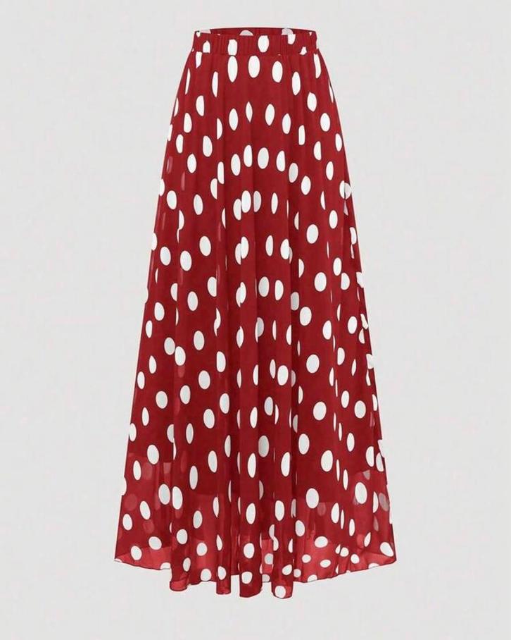 Rok Jolijn Rood (44-52), Kleding | Dames, Grote Maten, Nieuw, Rok, Rood, Verzenden