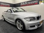 BMW 1-serie Cabrio 118i High Executive M pakket Navi Pdc Hal, Te koop, Zilver of Grijs, Benzine, 73 €/maand