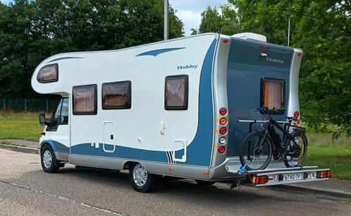 Hobby/Ford  T650 AK FSC 4-2005 Weinig km Nederlandse camper, Caravans en Kamperen, Campers, Particulier, tot en met 6, Half-integraal